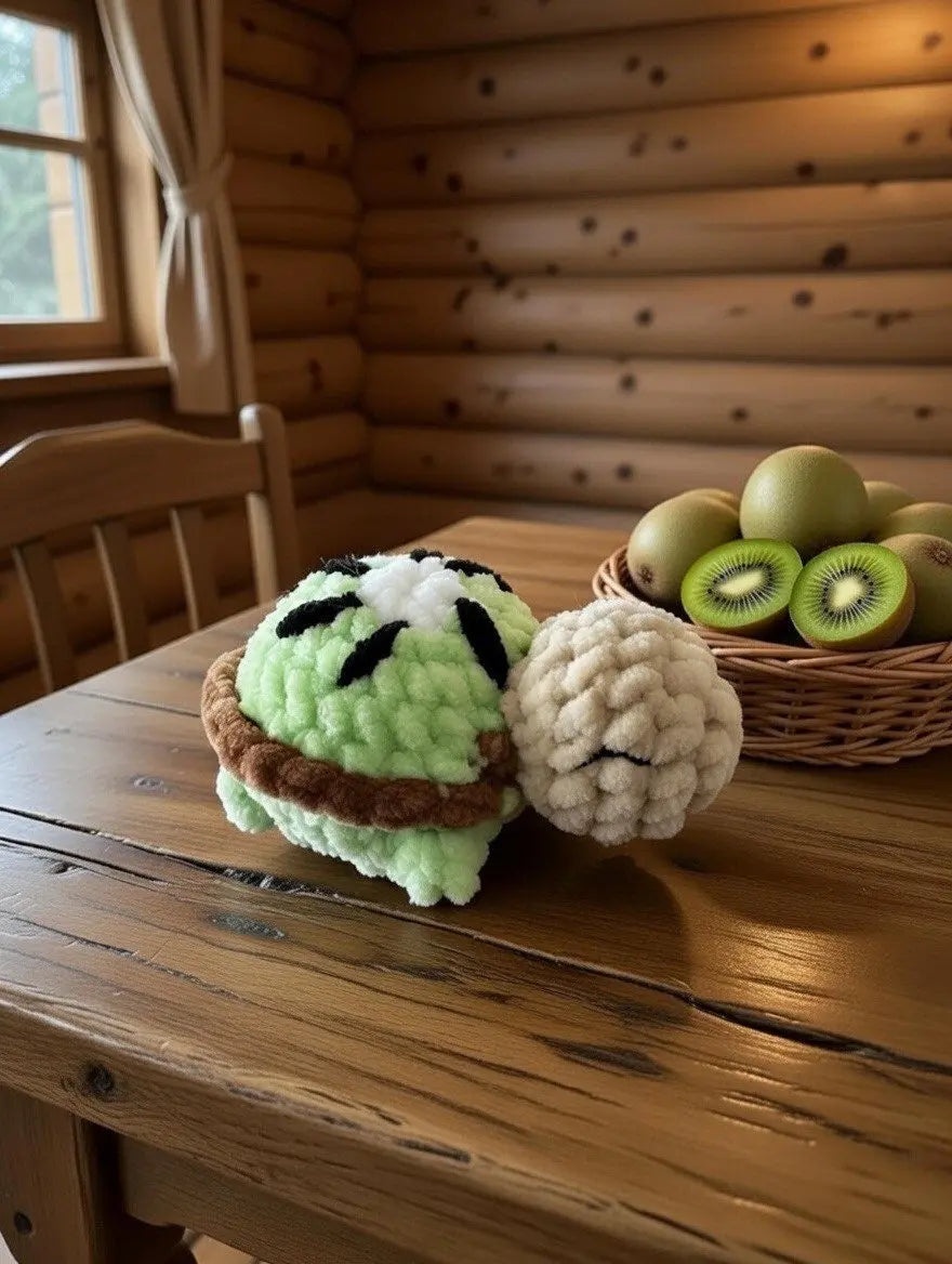 Tortue kiwi 🥝 Toine Crochet