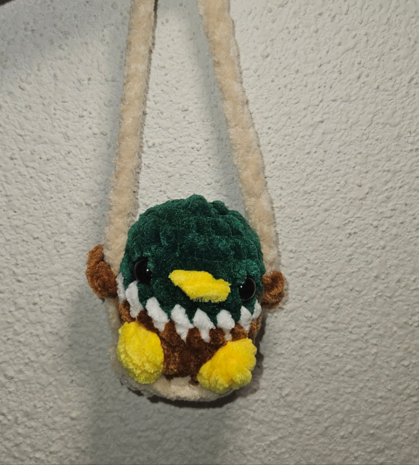 Pendentif rétroviseur canard