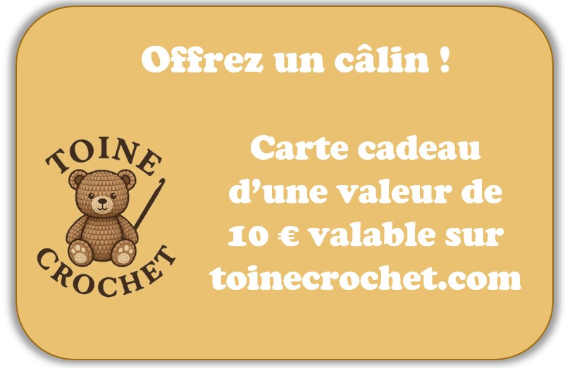 Carte-cadeau Toine Crochet