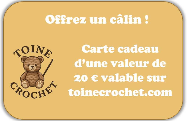 Carte-cadeau Toine Crochet