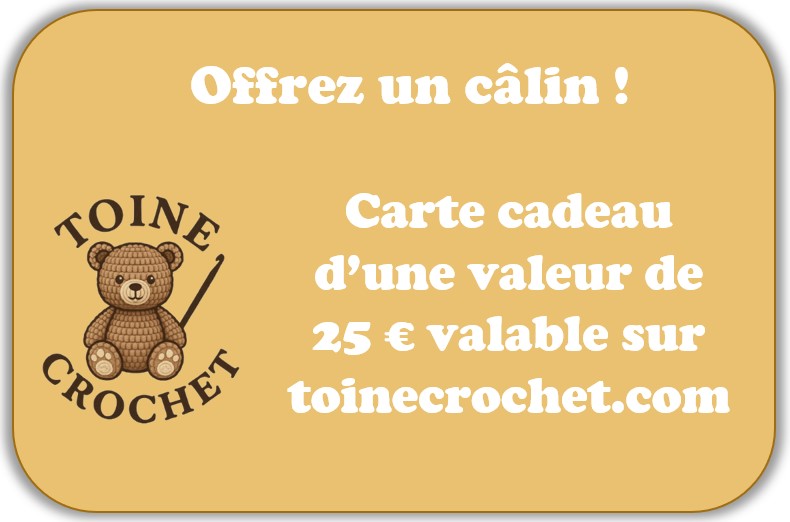Carte-cadeau Toine Crochet